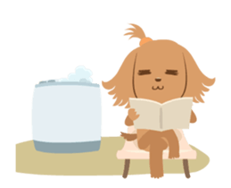 iPaint Artist's Dog! sticker #14381187