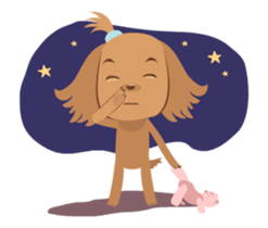 iPaint Artist's Dog! sticker #14381197