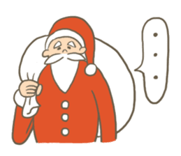 Santa's Uncle & reindeer sticker #14381506