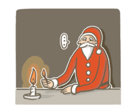 Santa's Uncle & reindeer sticker #14381511