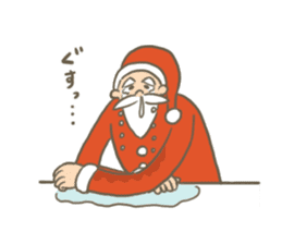 Santa's Uncle & reindeer sticker #14381512