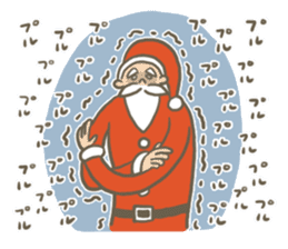 Santa's Uncle & reindeer sticker #14381513