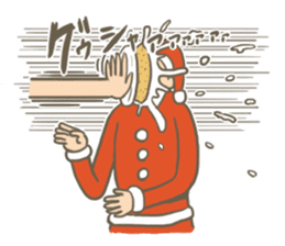 Santa's Uncle & reindeer sticker #14381522