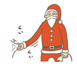 Santa's Uncle & reindeer sticker #14381526