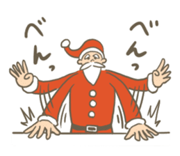 Santa's Uncle & reindeer sticker #14381527