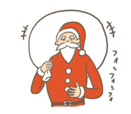 Santa's Uncle & reindeer sticker #14381529