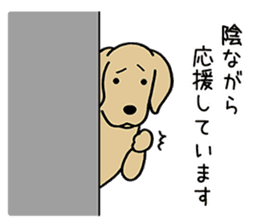 GOLDEN DOG 4(Polite expression version) sticker #14381792