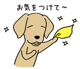 GOLDEN DOG 4(Polite expression version) sticker #14381797