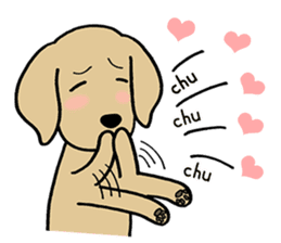 GOLDEN DOG 4(Polite expression version) sticker #14381804