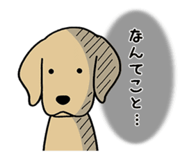 GOLDEN DOG 4(Polite expression version) sticker #14381815