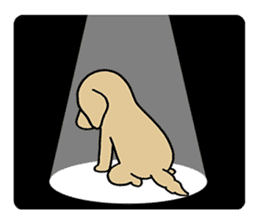 GOLDEN DOG 4(Polite expression version) sticker #14381816