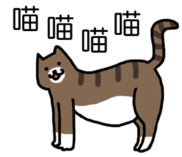 cat my friend sticker #14382006