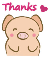 Bukke the piglet 4 (English version) sticker #14382038