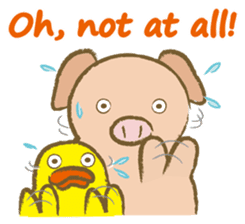 Bukke the piglet 4 (English version) sticker #14382040