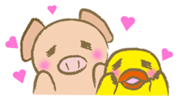 Bukke the piglet 4 (English version) sticker #14382041