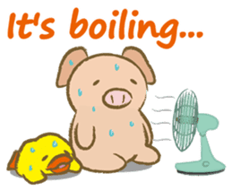 Bukke the piglet 4 (English version) sticker #14382042