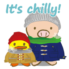 Bukke the piglet 4 (English version) sticker #14382043