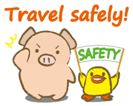 Bukke the piglet 4 (English version) sticker #14382044