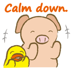 Bukke the piglet 4 (English version) sticker #14382046