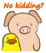 Bukke the piglet 4 (English version) sticker #14382049
