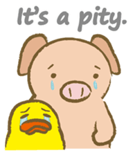 Bukke the piglet 4 (English version) sticker #14382052