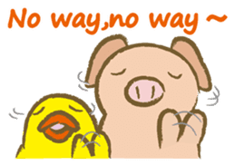 Bukke the piglet 4 (English version) sticker #14382055