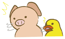 Bukke the piglet 4 (English version) sticker #14382058