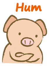 Bukke the piglet 4 (English version) sticker #14382060