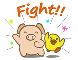 Bukke the piglet 4 (English version) sticker #14382062