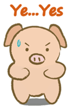 Bukke the piglet 4 (English version) sticker #14382063