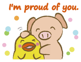 Bukke the piglet 4 (English version) sticker #14382064