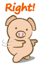 Bukke the piglet 4 (English version) sticker #14382066