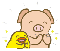 Bukke the piglet 4 (English version) sticker #14382067