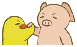 Bukke the piglet 4 (English version) sticker #14382069