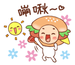 Hamburg breakfast shop-2 sticker #14382423