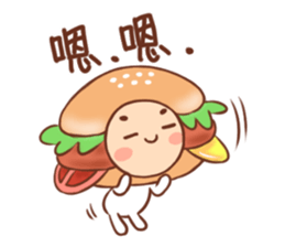 Hamburg breakfast shop-2 sticker #14382424