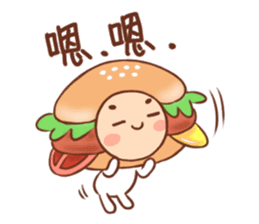 Hamburg breakfast shop-2 sticker #14382424