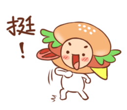 Hamburg breakfast shop-2 sticker #14382430