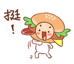 Hamburg breakfast shop-2 sticker #14382430