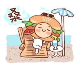 Hamburg breakfast shop-2 sticker #14382431