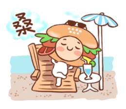 Hamburg breakfast shop-2 sticker #14382431