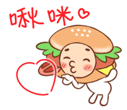 Hamburg breakfast shop-2 sticker #14382436