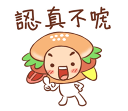 Hamburg breakfast shop-2 sticker #14382440