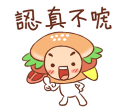 Hamburg breakfast shop-2 sticker #14382440