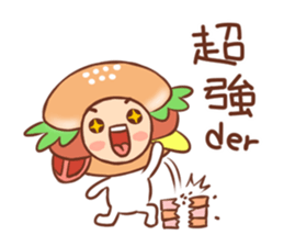 Hamburg breakfast shop-2 sticker #14382446