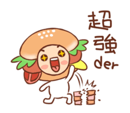 Hamburg breakfast shop-2 sticker #14382446