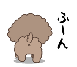 Happy Brown Toy Poodles sticker #14382712
