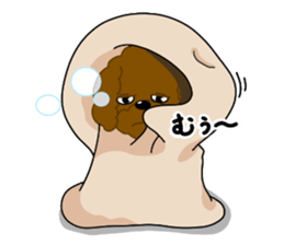 Happy Brown Toy Poodles sticker #14382718
