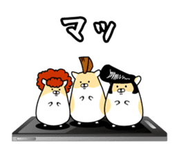 Delinquent Hamsters 3 sticker #14382730