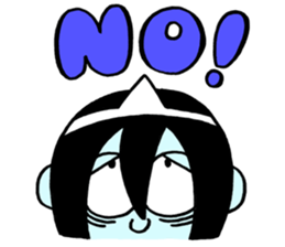 A ghost and Hitodama-kun sticker #14383025